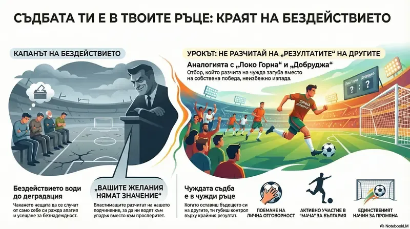 Не разчитай на другите за своя успех; Действай сам